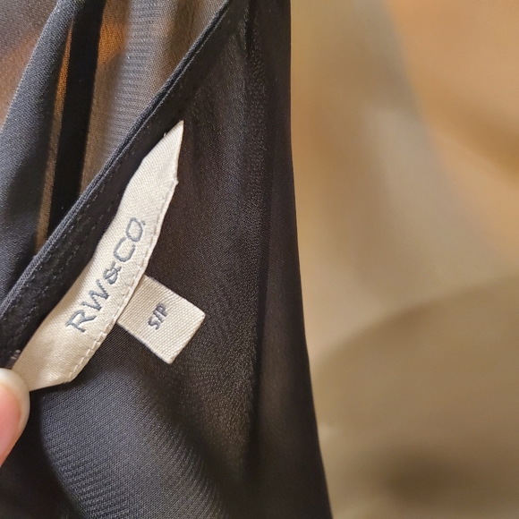 Sequence and sheer black party mini dress - Picture 3 of 5